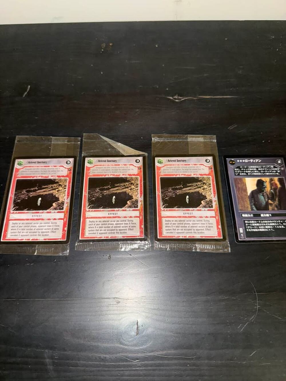 3 1999 Decipher Star Wars Collectible Card Game Asteroid Sanctuary Promo Sealed